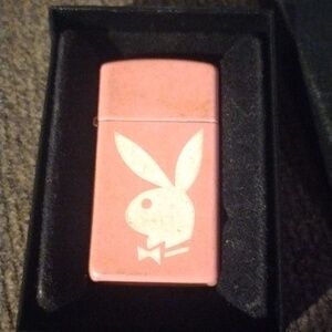Vintage pink Playboy Zippo